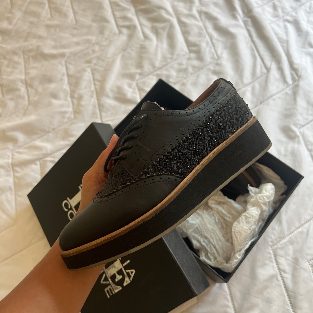 ALC black platform creepers